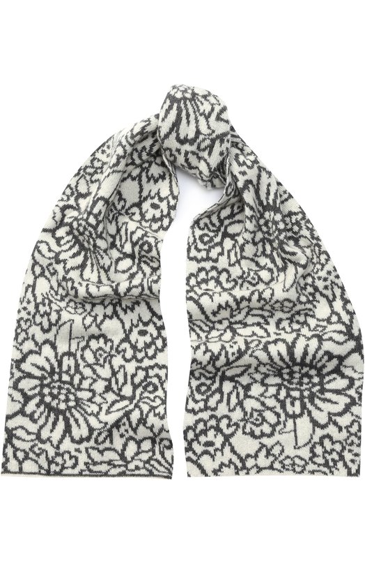 Кашемировый шарф с цветочным принтом TSUM Collection 
