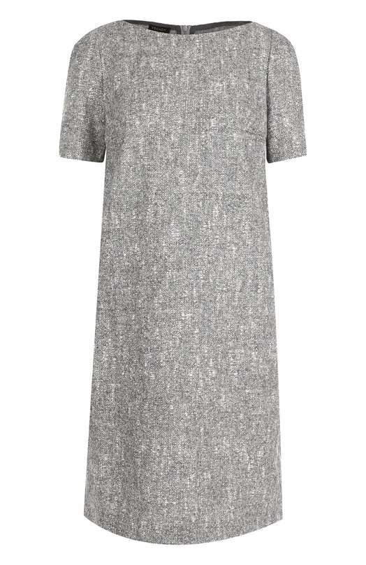 Шерстяное платье-миди с коротким рукавом Escada 