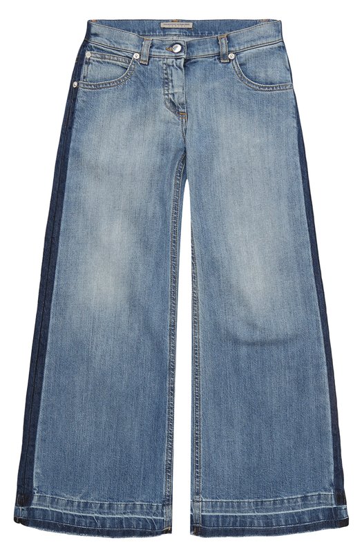 Расклешенные джинсы с контрастными лампасами ERMANNO SCERVINO 2388127