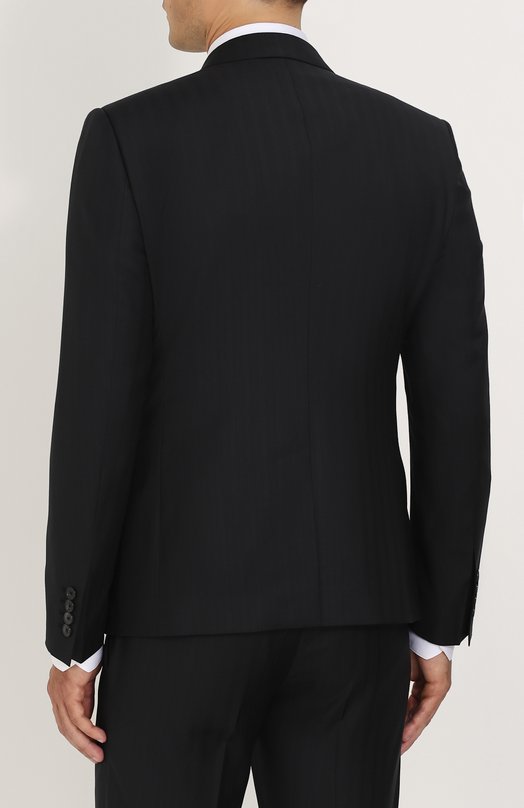 Шерстяной костюм с пиджаком на двух пуговицах Dolce&Gabbana 
