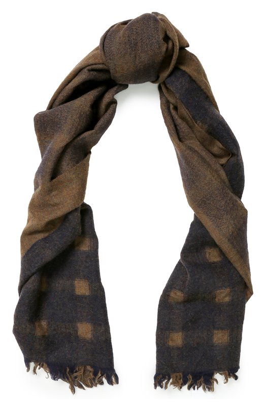 Шерстяной шарф с необработанным краем Y3 