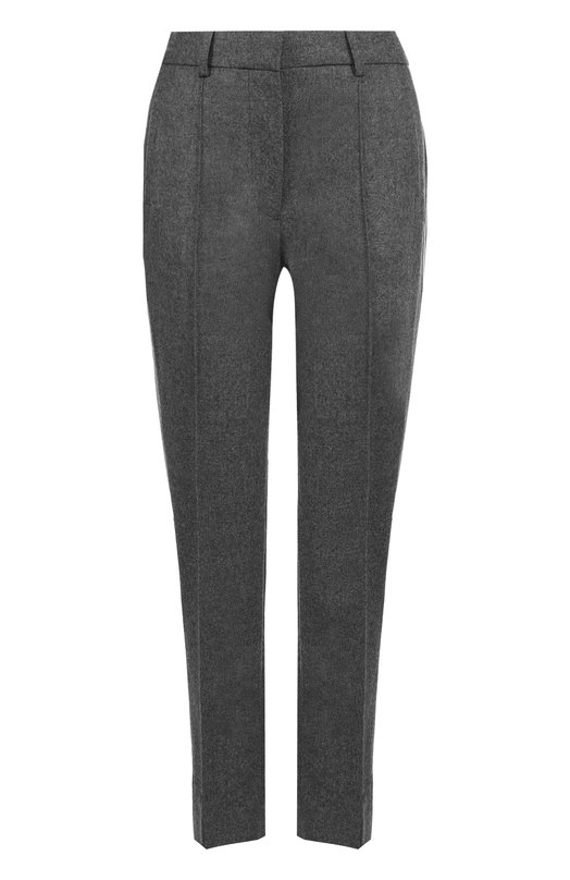 Укороченные шерстяные брюки с лампасами Victoria by Victoria Beckham 
