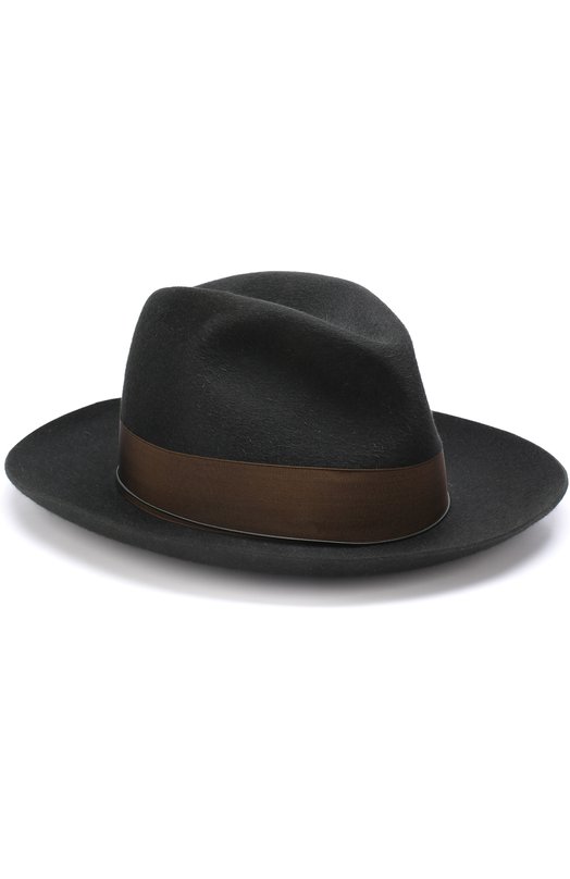 Фетровая шляпа с лентой Borsalino 