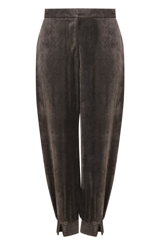 Укороченные бархатные брюки с карманами Stella Mccartney 