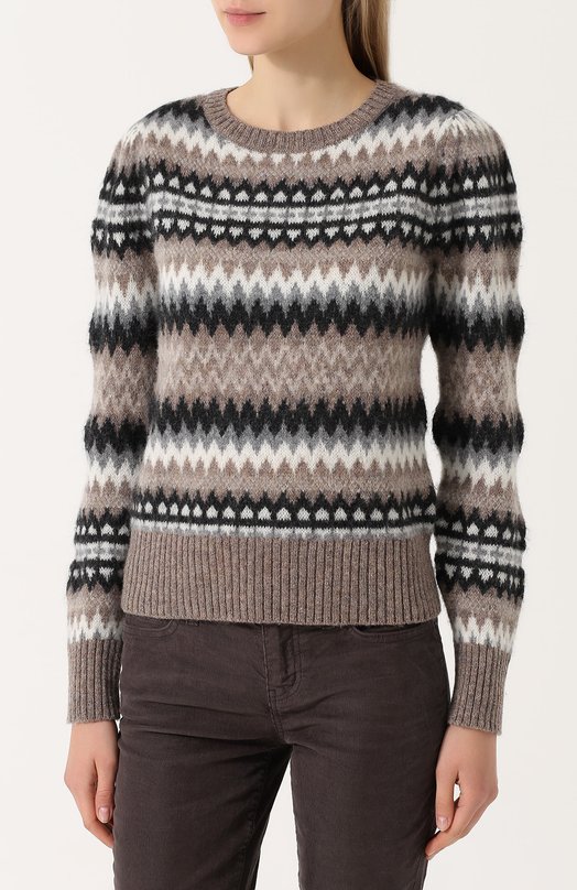 Шерстяной пуловер с принтом Marc by Marc Jacobs 