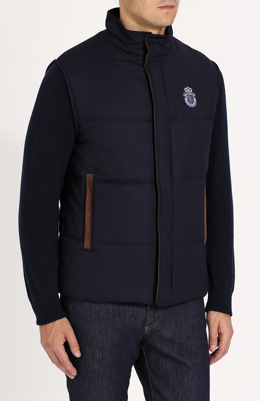 Утепленная кашемировая куртка на молнии с воротником-стойкой Billionaire 