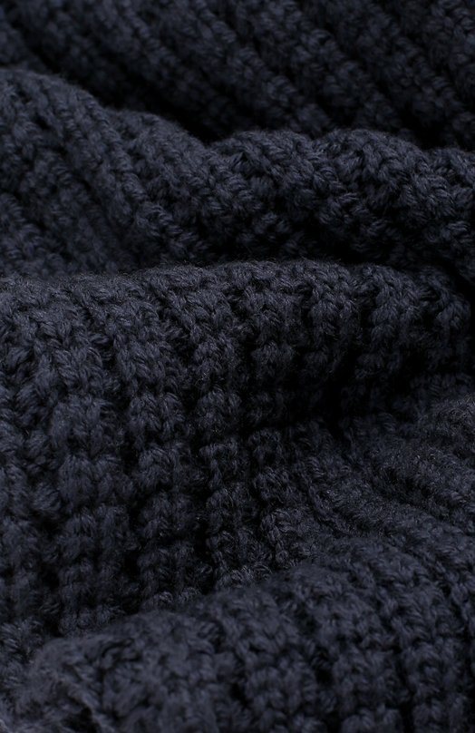 Шерстяной шарф фактурной вязки Giorgio Armani 