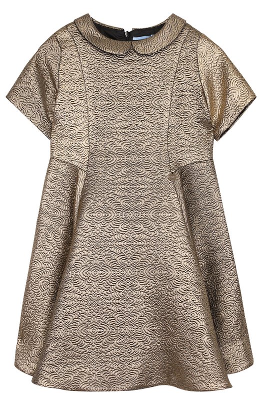 Приталенное мини-платье с металлизированной отделкой Lanvin 2480162