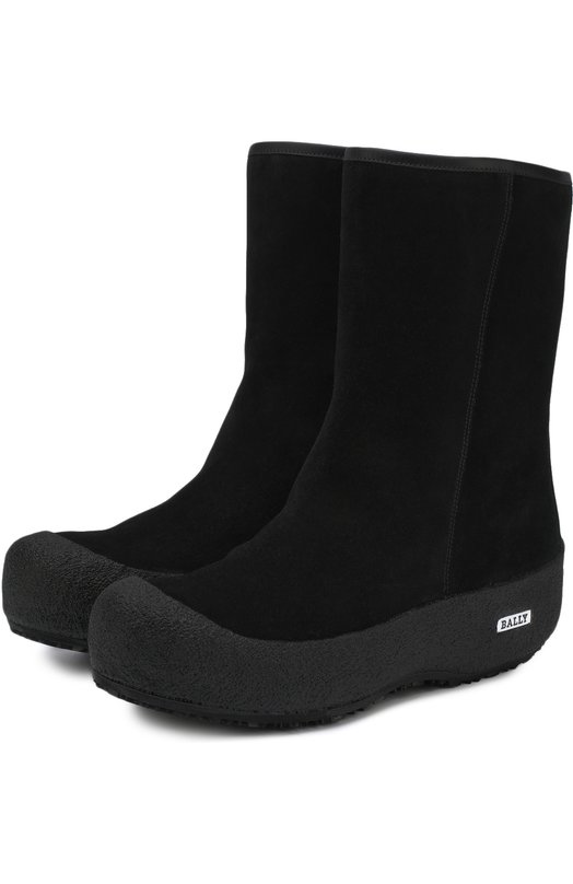 Замшевые ботинки Carde с внутренней отделкой из овчина Bally