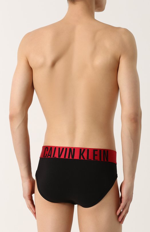 Хлопковые брифы с широкой резинкой Calvin Klein Underwear 