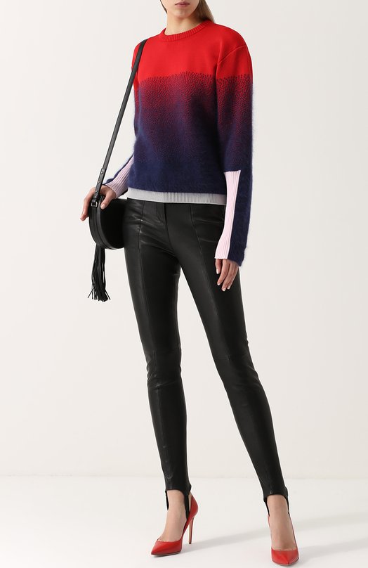 Вязаный пуловер с круглым вырезом Versace 