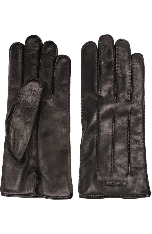 Кожаные перчатки с кашемировой подкладкой Dsquared2 