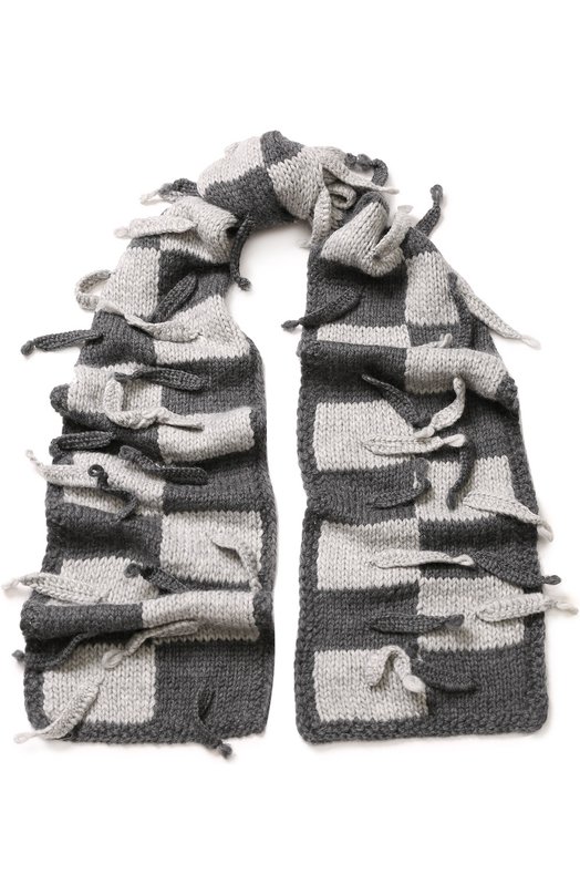 Шерстяной шарф с отделкой Loewe 