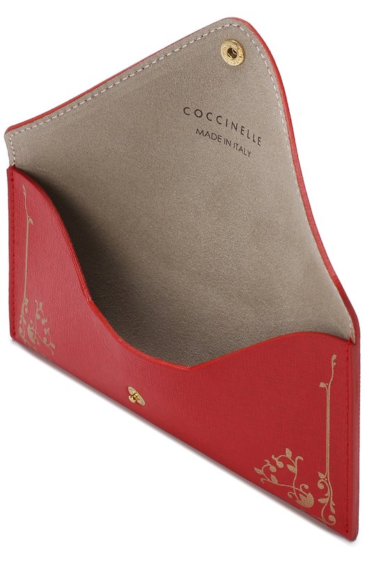 Кожаный футляр для карт с принтом Coccinelle 