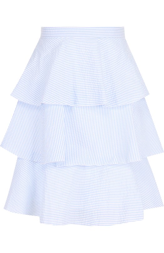 Многоярусная хлопковая мини-юбка Blugirl 