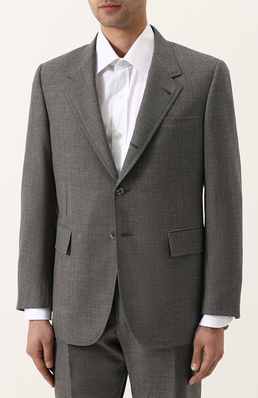 Однобортный шерстяной пиджак Thom Browne 