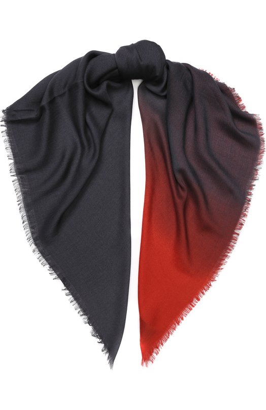 Шерстяной шарф с необработанным краем Ermenegildo Zegna 