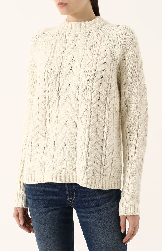 Пуловер свободного кроя с круглым вырезом Polo Ralph Lauren 