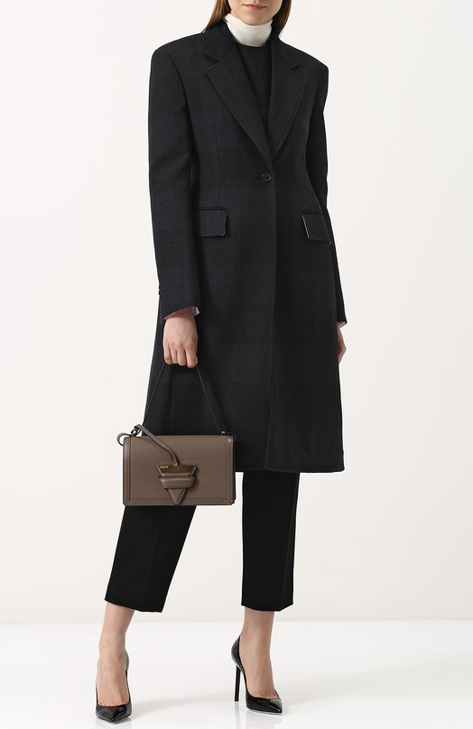 Приталенное шерстяное пальто CALVIN KLEIN 205W39NYC 