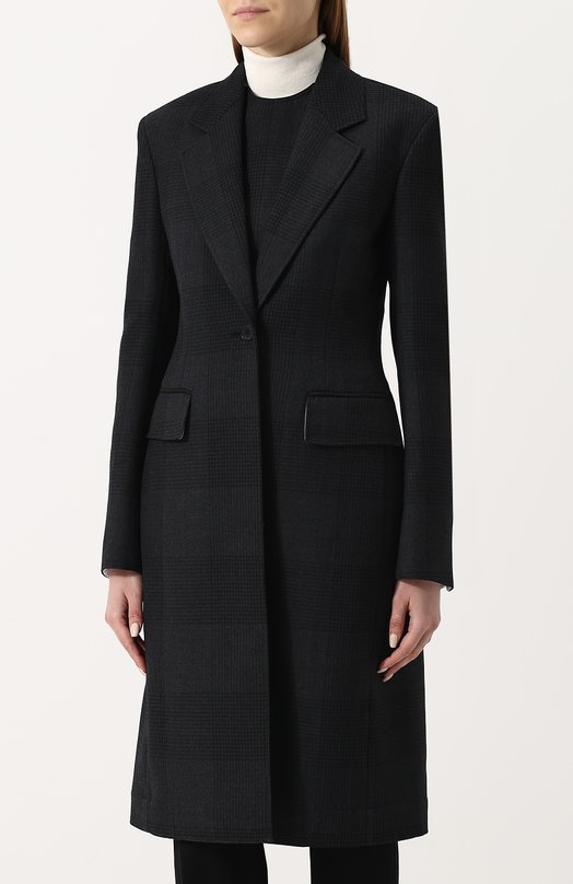 Приталенное шерстяное пальто CALVIN KLEIN 205W39NYC 
