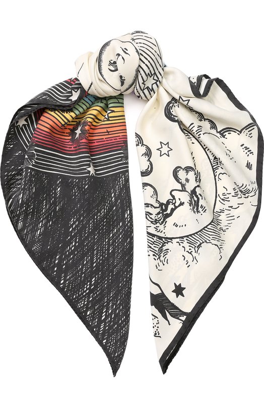 Шелковый платок с принтом Faliero Sarti 