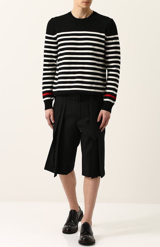 Шерстяные шорты свободного кроя Yves Saint Laurent 