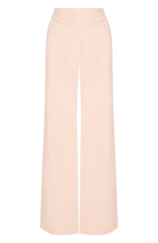 Однотонные расклешенные брюки из шелка Ralph Lauren 