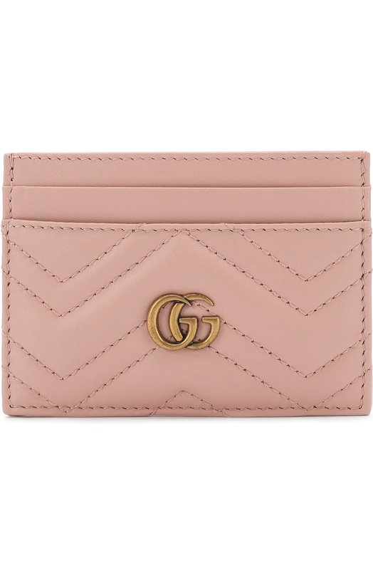 Кожаный футляр для кредитных карт GG Marmont Gucci 