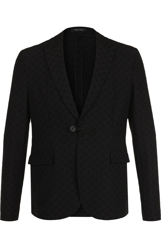 Однобортный шерстяной пиджак ea7 