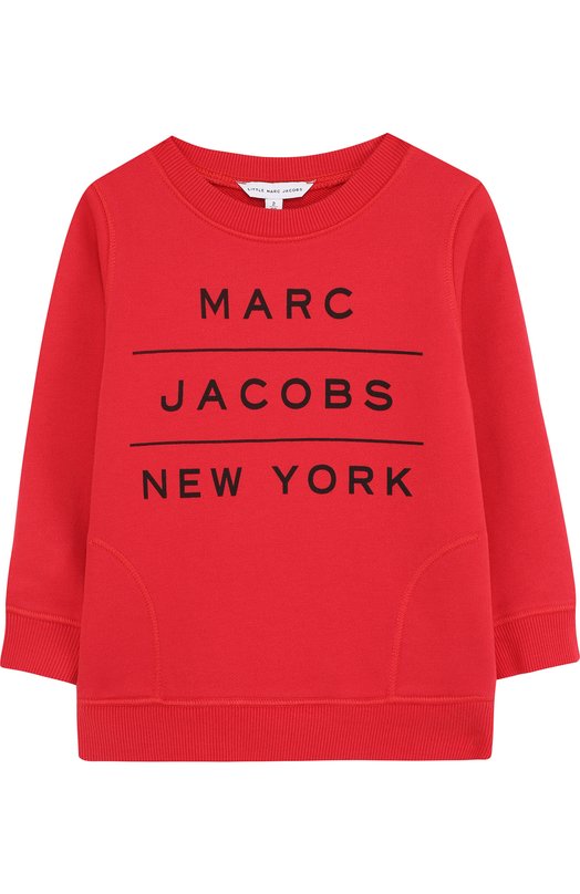Хлопковый свитшот с надписью Marc Jacobs