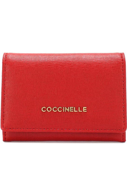 Кожаный кошелек для мелочи с отделениями для кредитных карт Coccinelle 