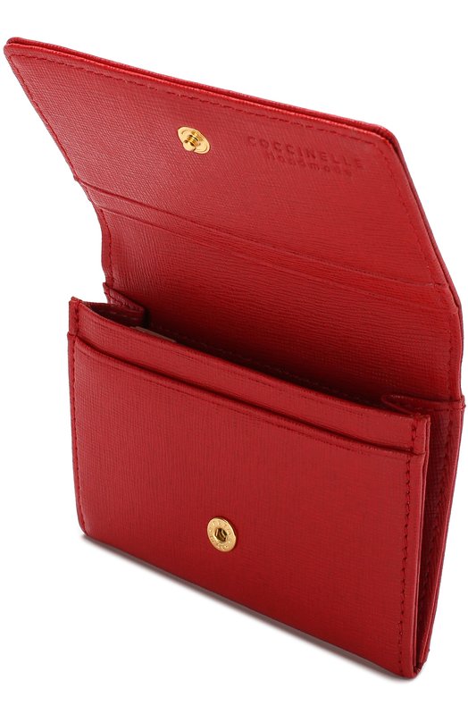 Кожаный кошелек для мелочи с отделениями для кредитных карт Coccinelle 