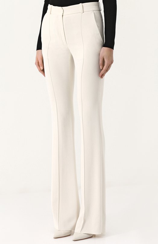 Однотонные расклешенные брюки со стрелками Victoria Beckham 