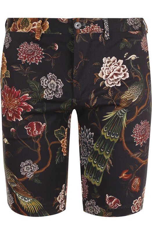 Хлопковые шорты с цветочным принтом Dolce&Gabbana 