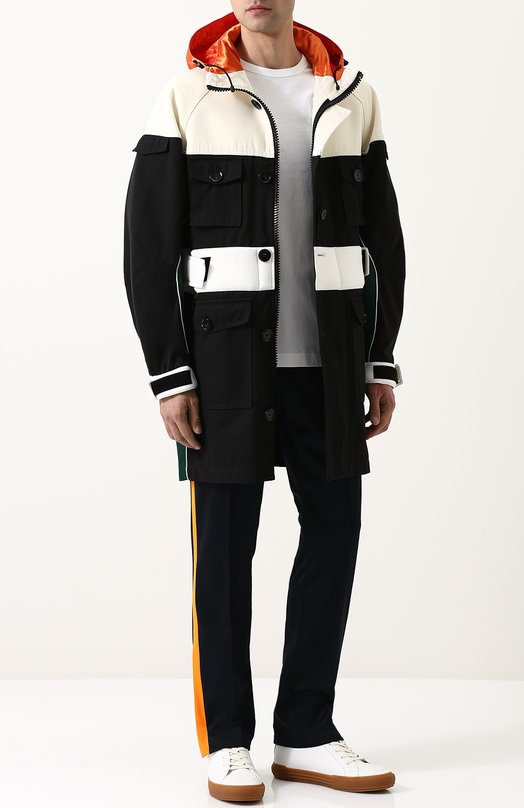 Удлиненная куртка на молнии свободного кроя Valentino 