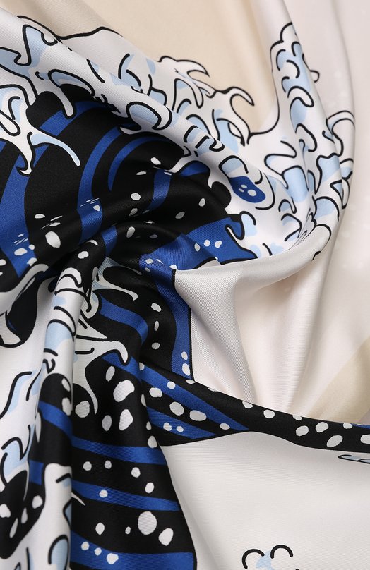 Шелковый платок с принтом Kenzo 