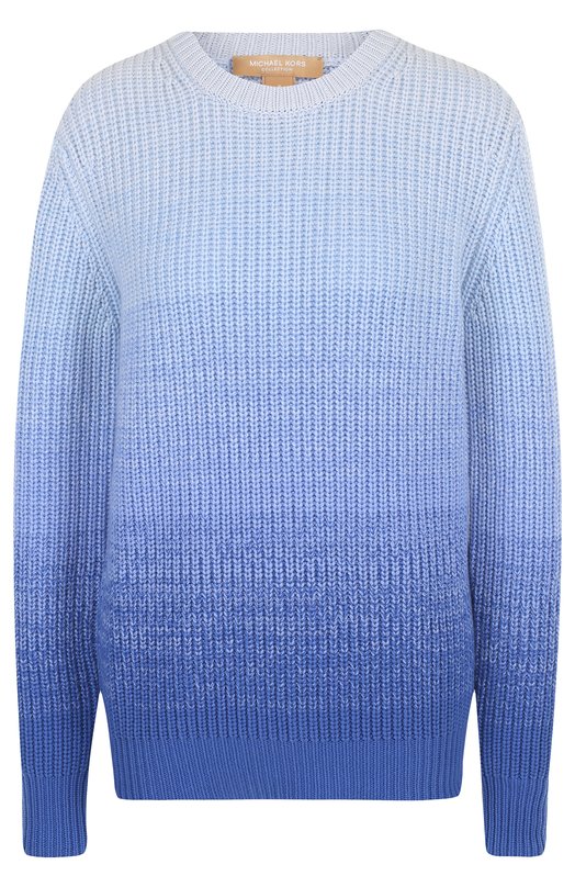 Кашемировый пуловер фактурной вязки MICHAEL KORS COLLECTION 