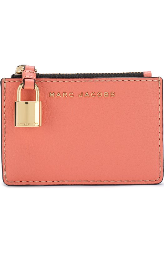 Кожаный футляр для кредитных карт с логотипом бренда Marc by Marc Jacobs 