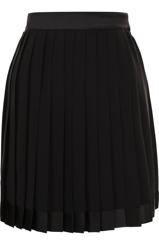 Шелковая мини-юбка в складку Versace 