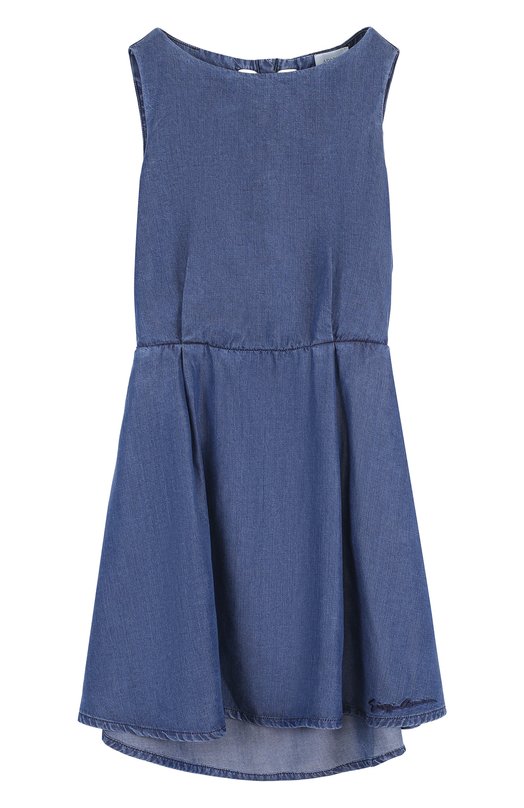 Мини-платье с эластичной вставкой на поясе и декоративной отделкой на спине Armani Junior 3289838