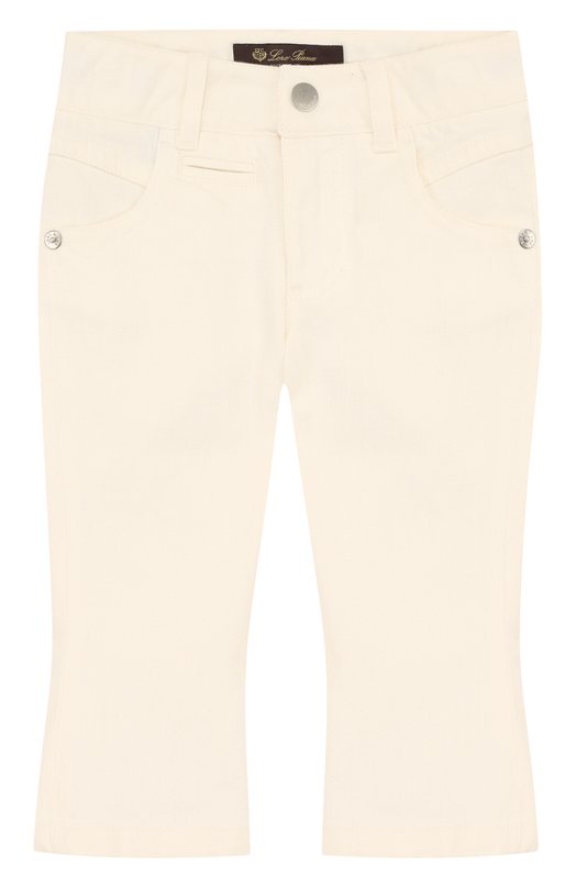 Расклешенные джинсы с фигурными карманами Loro Piana 3360209