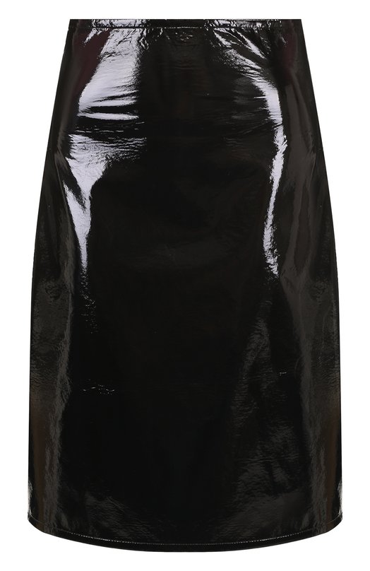 Однотонная мини-юбка А-силуэта Helmut Lang 