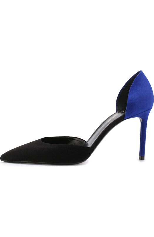 Замшевые туфли Anja на шпильке Yves Saint Laurent 