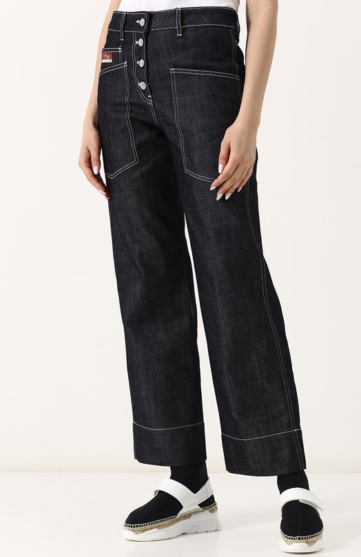 Укороченные джинсы прямого кроя Kenzo 