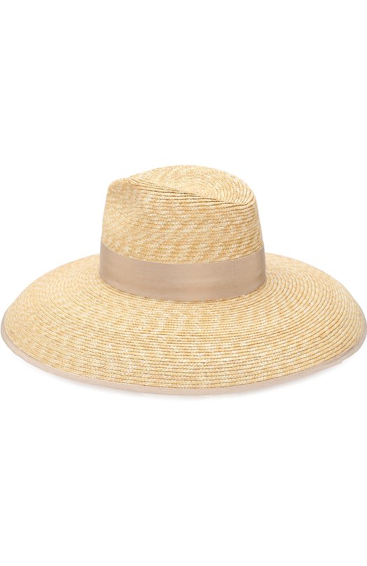 Соломенная шляпа с лентой Gucci 