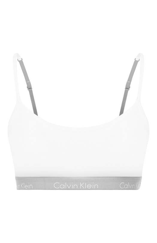 Хлопковый бюстгальтер с логотипом бренда Calvin Klein Underwear 