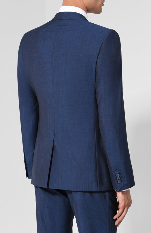 Костюм из смеси шерсти и шелка с пиджаком на двух пуговицах Dolce&Gabbana 