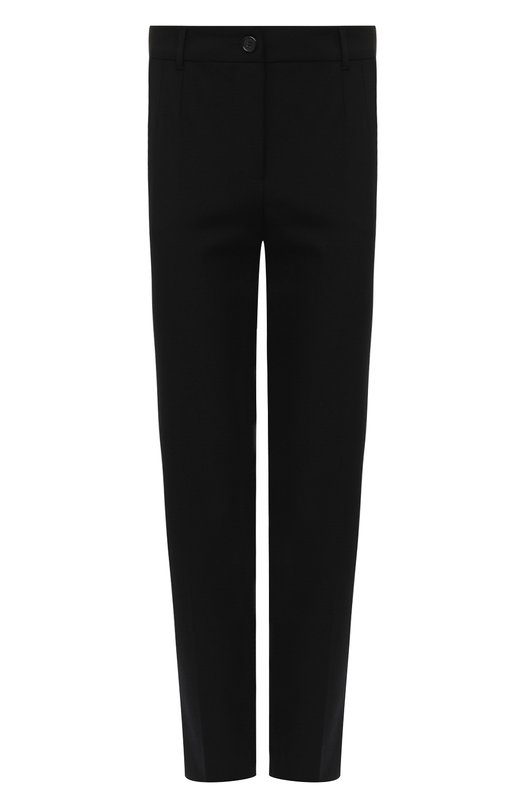 Укороченные шерстяные брюки со стрелками Dolce&Gabbana 