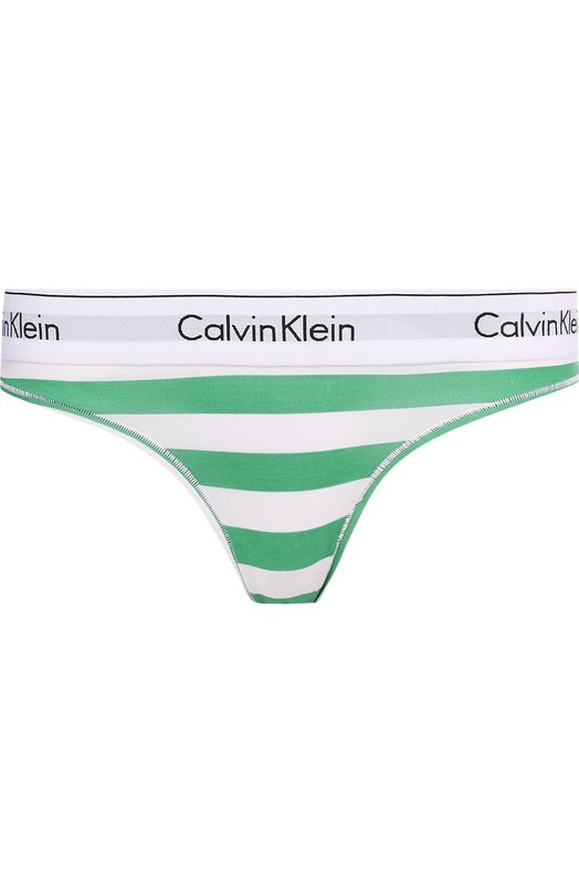 Трусы-стринги с логотипом бренда Calvin Klein Underwear 