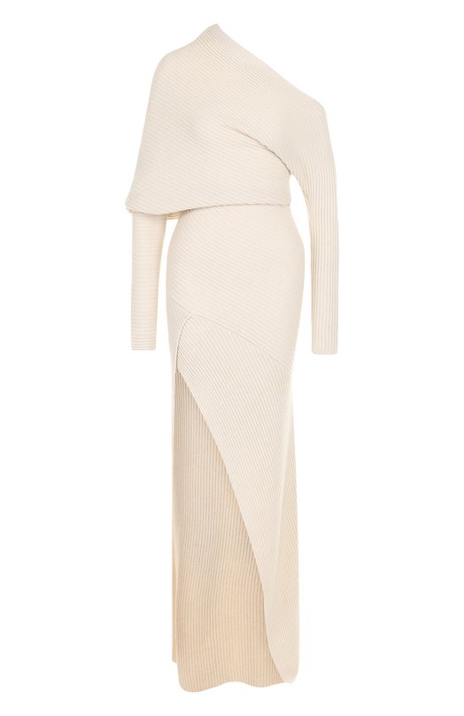 Вязаное платье-макси с высоким разрезом Roberto Cavalli 
